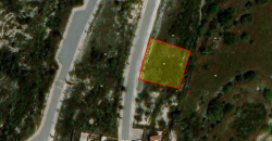 Paphos Tsada Plot For Sale MYM0866