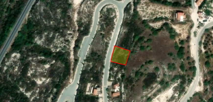 Paphos Tsada Plot For Sale MYM0866